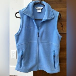 Columbia fleece vest women’s size small